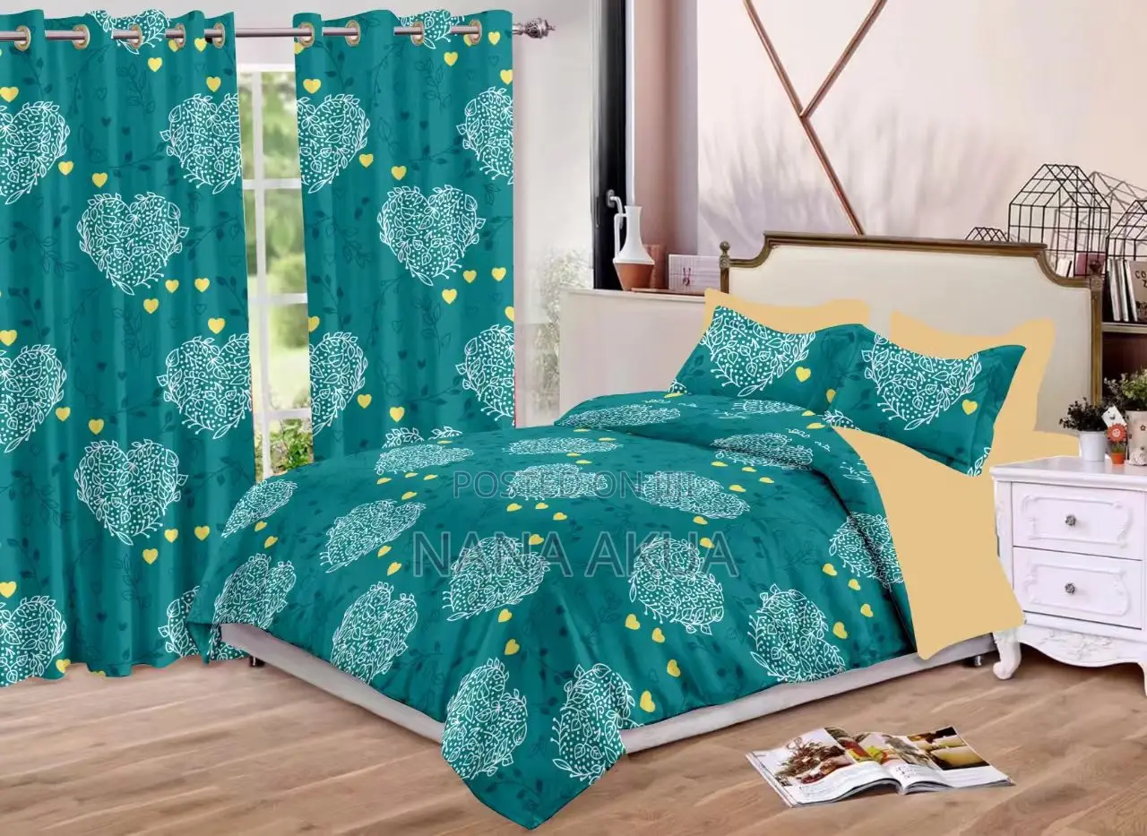 Bedsheet With Curtain