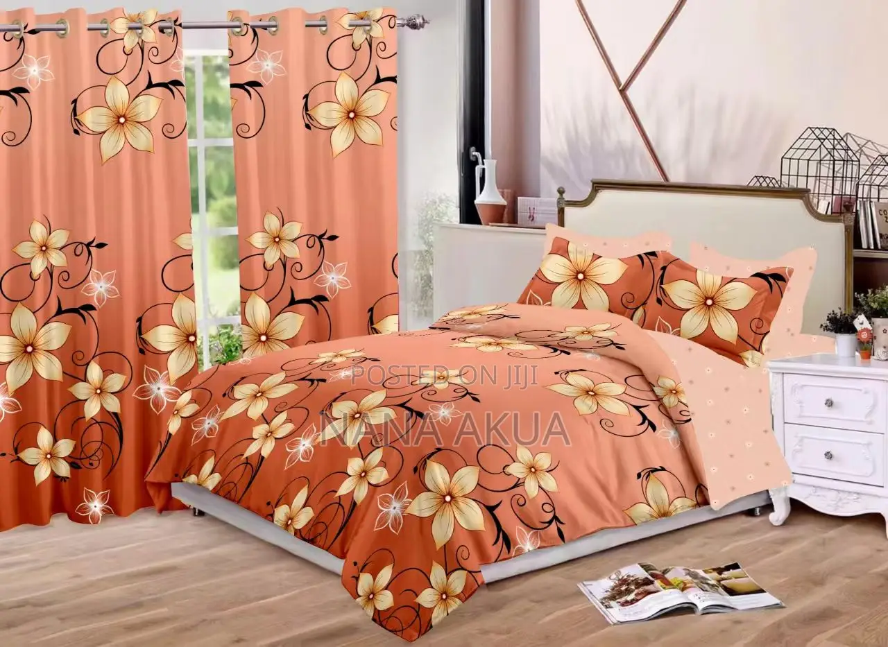 Bedsheet With Curtain