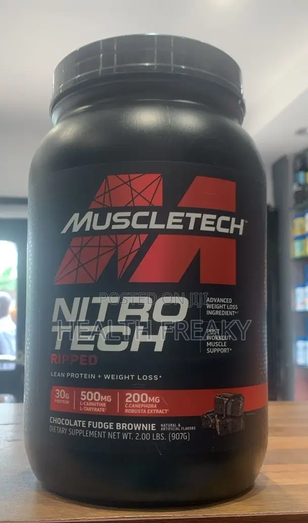 Whey Protein Nitrotech Ripped Weight Loss Lean Muscle Growth