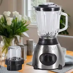 High-Speed Electric Blender 2-in-1 Glass Jug