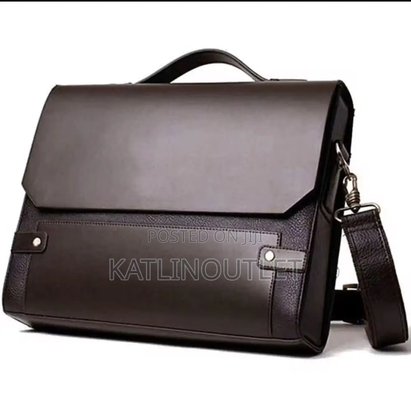 Pu Leather Laptop Men’S Bag