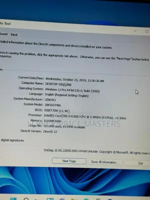 New Laptop Lenovo ThinkPad X260 8GB Intel Core I5 SSD 256GB