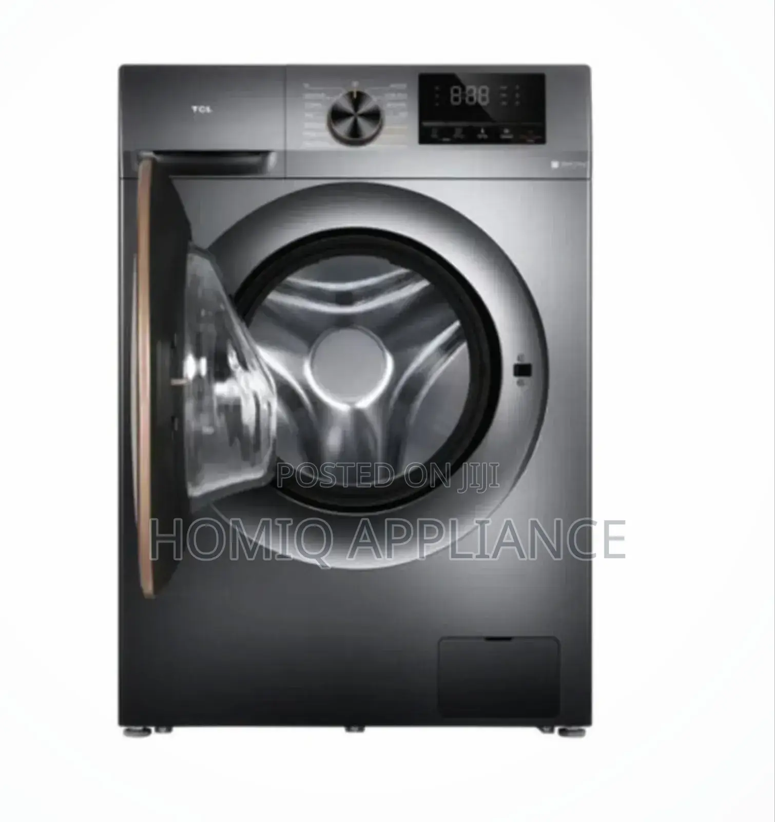 TCL Front Load Full Auto Silver 10.5 Kg Wash and Dry