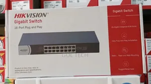 Photo - Hikvision Gigabit Switch 16port Plug and Play Rack Mount