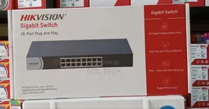 Hikvision Gigabit Switch 16port Plug and Play Rack Mount