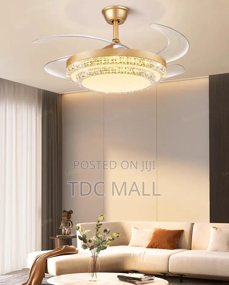 Luxury Fanlight With Bluetooth + Remote Control