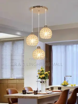 Luxury Gold Led Chandelier - 30w - 31x31x20cm - Gold
