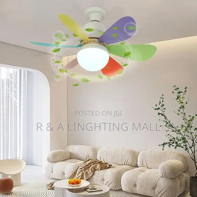 Led Adjustable 3 Levels Fan Ceiling Light - 40w - Multicolor