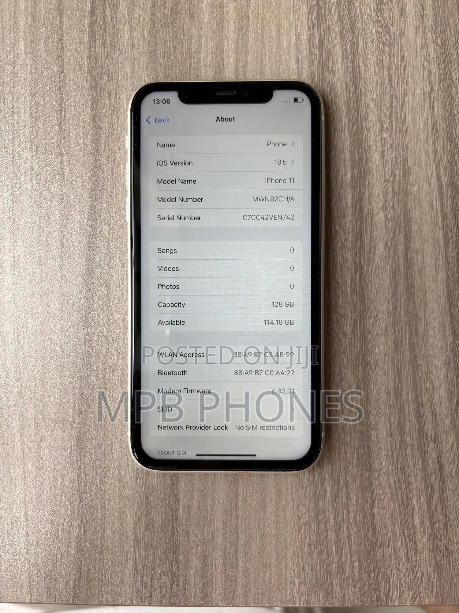 Apple iPhone 11 128 GB White