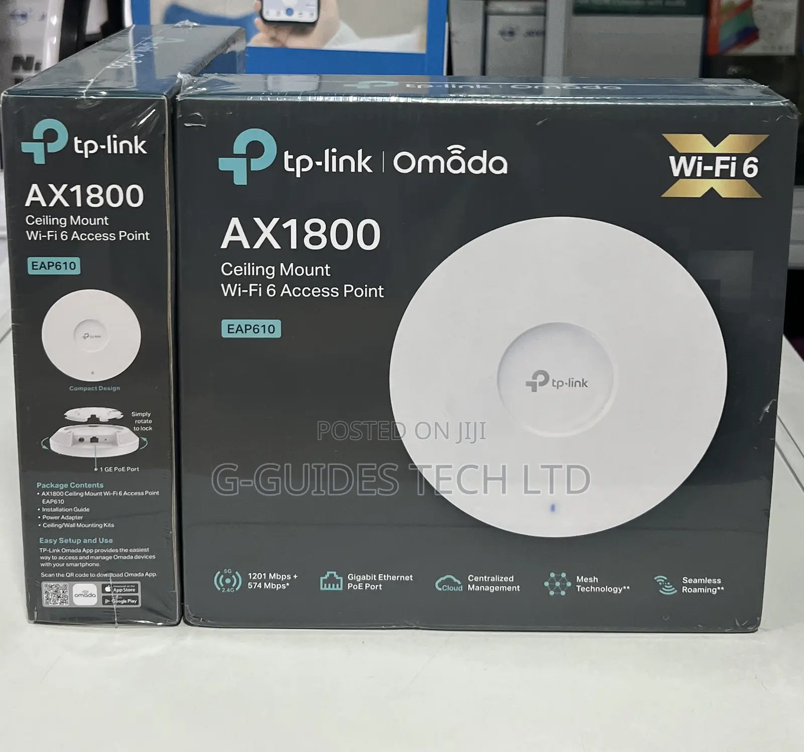 Tp-Link Eap610 Ax1800 Ceiling Mount Wi-Fi 6 Access Point