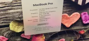 New Laptop Apple MacBook Pro 2020 8GB Intel Core I5 SSD 256GB
