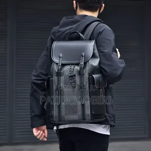 Quality Leather Strap Backpack