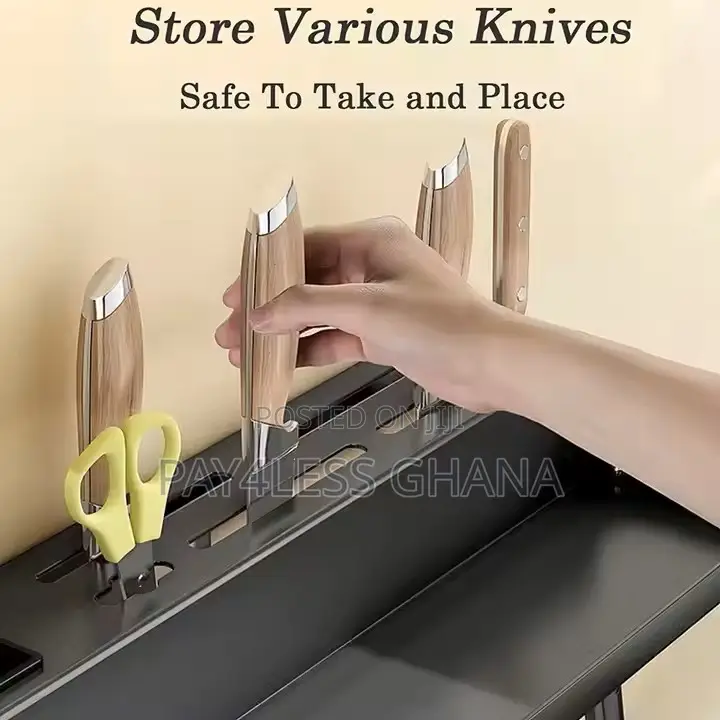 Stainless Steel Knife Storage Rack