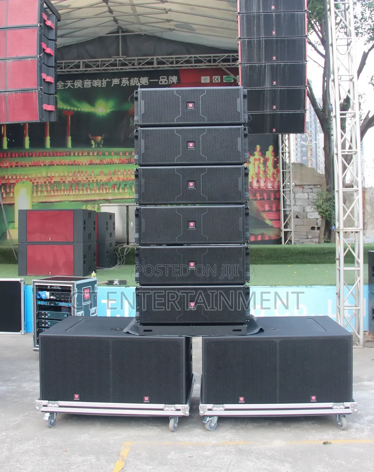 Line Array Speakers, Subwoofers Amplifiers for Rentals