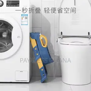 Adjustable Plastic Baby Toilet Training Seat Ladder
