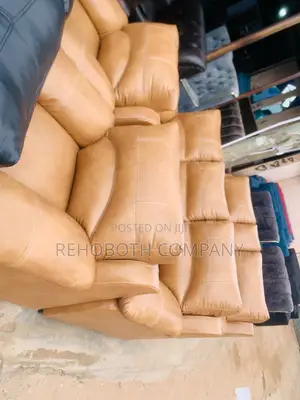 Quality Leather Sofa Chair Set