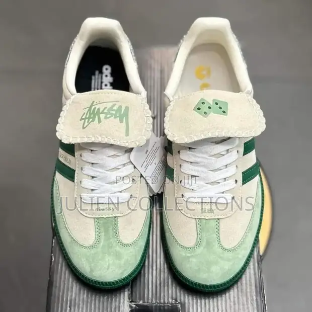 adidas gazelle silver green womens Adidas Samba x Stussy  JWCKICKS