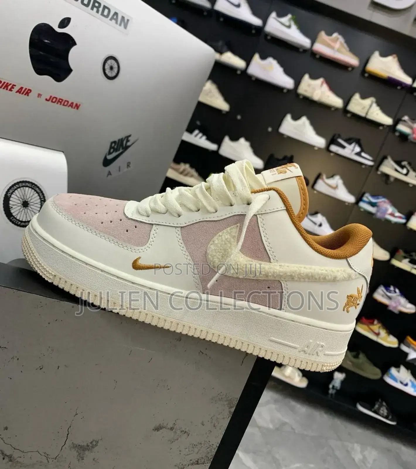 Nike Air Force Lx Cream and Brown