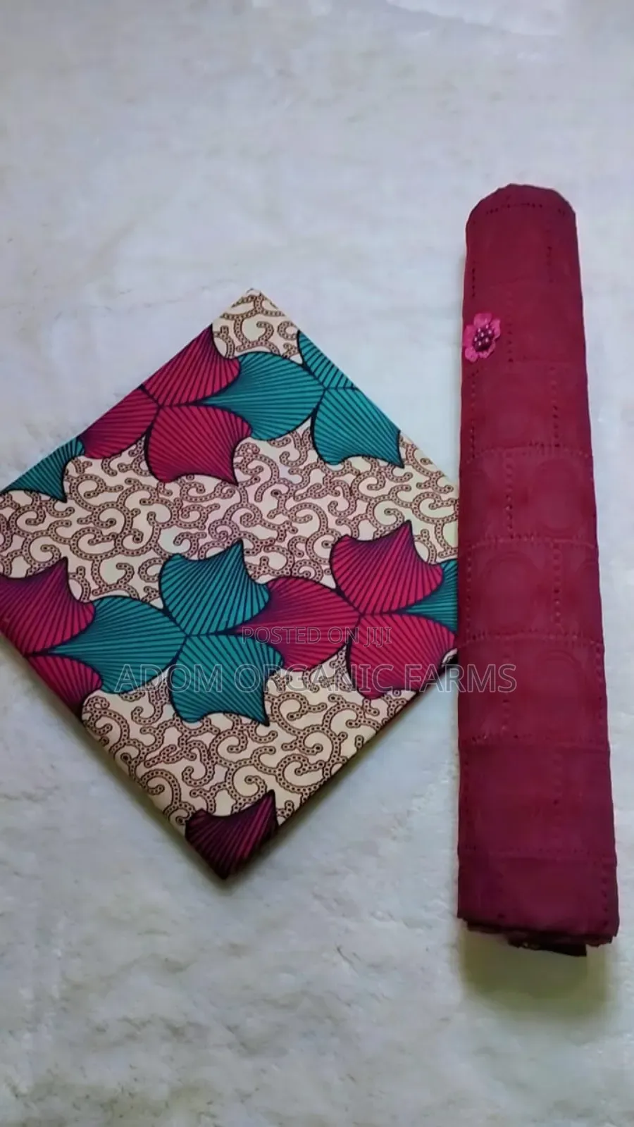 Ankara Lace Fabrics(5yrds), Vintage Crepe Fabrics.Unisex