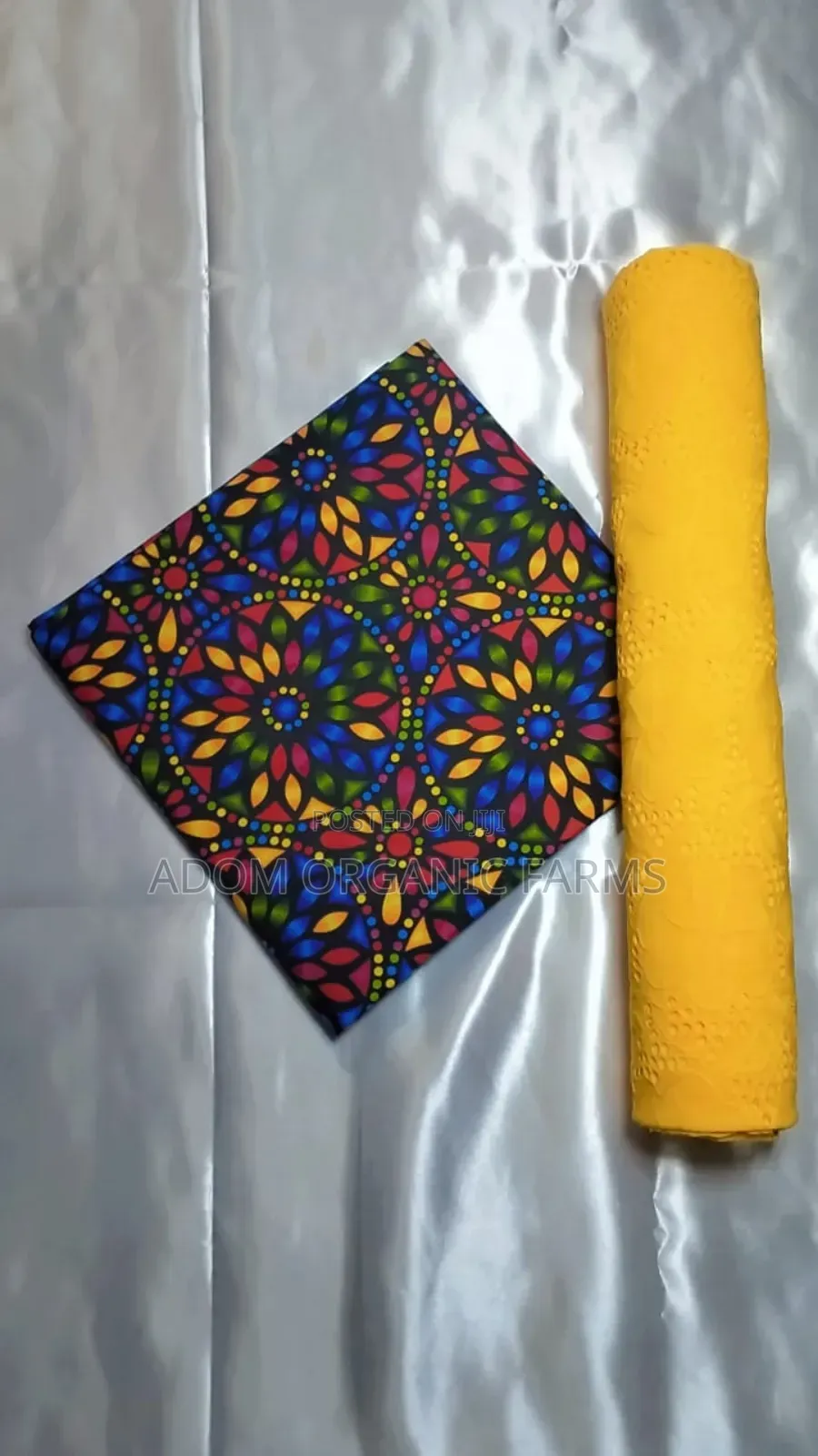 Ankara Lace Fabrics(5yrds), Vintage Crepe Fabrics.Unisex