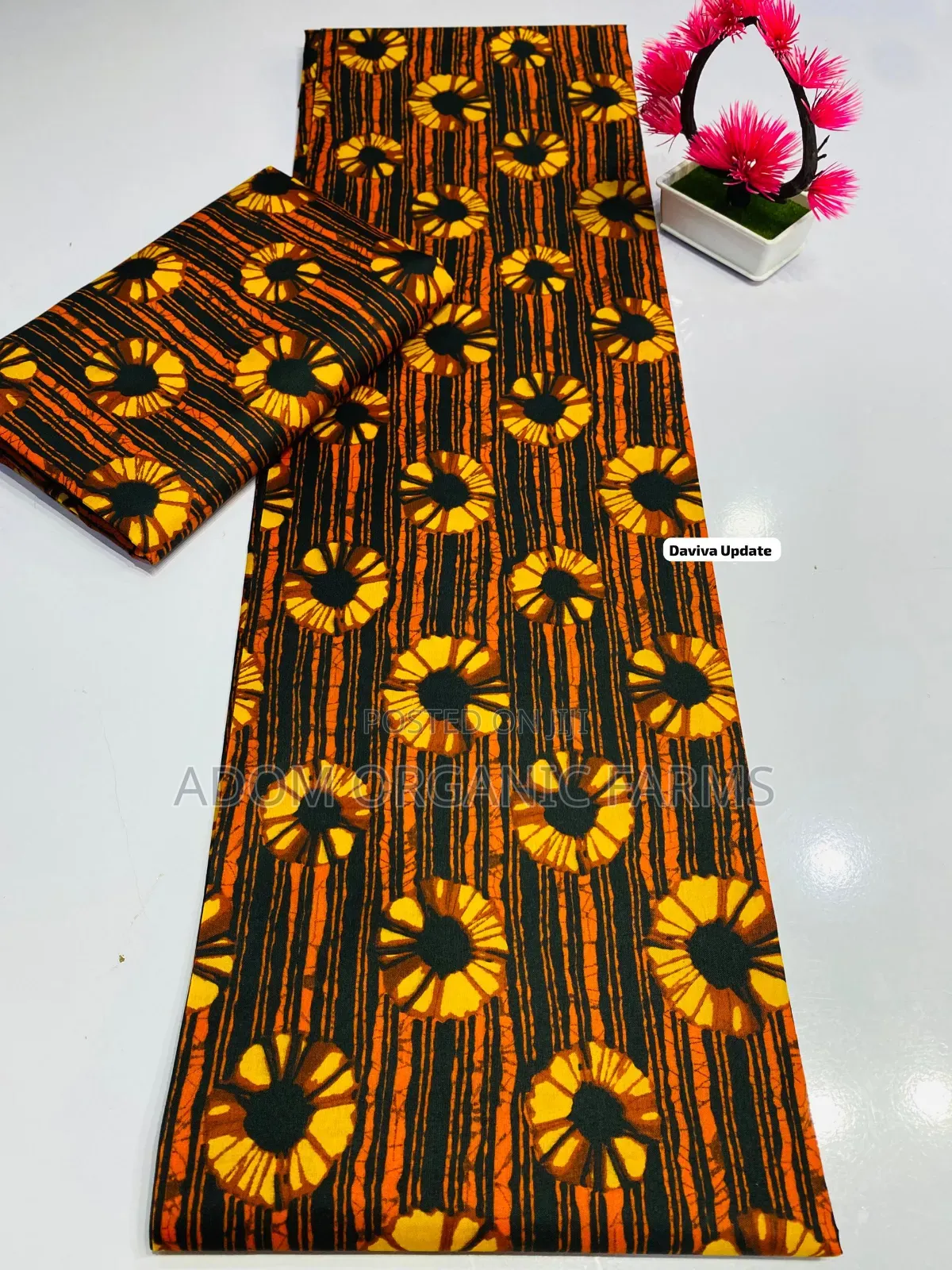 Ankara Lace Fabrics(5yrds), Vintage Crepe Fabrics.Unisex
