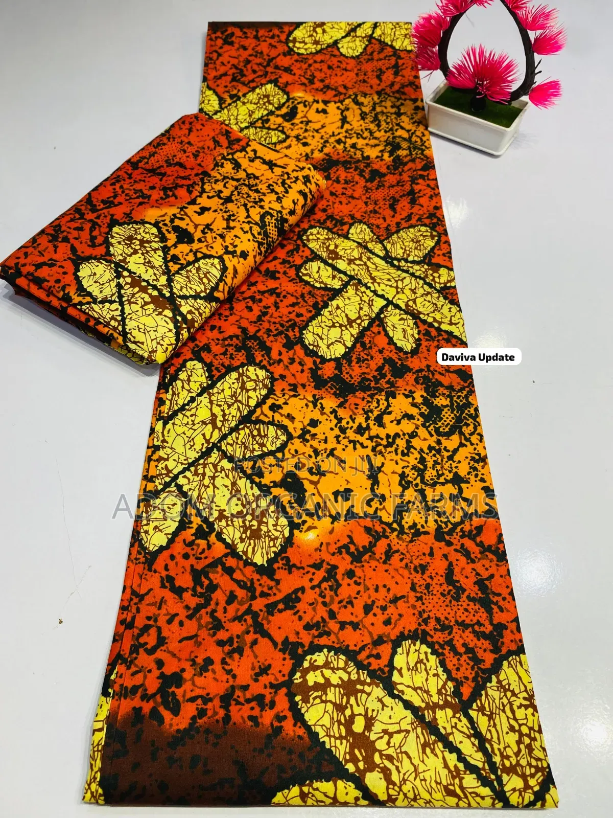 Ankara Lace Fabrics(5yrds), Vintage Crepe Fabrics.Unisex