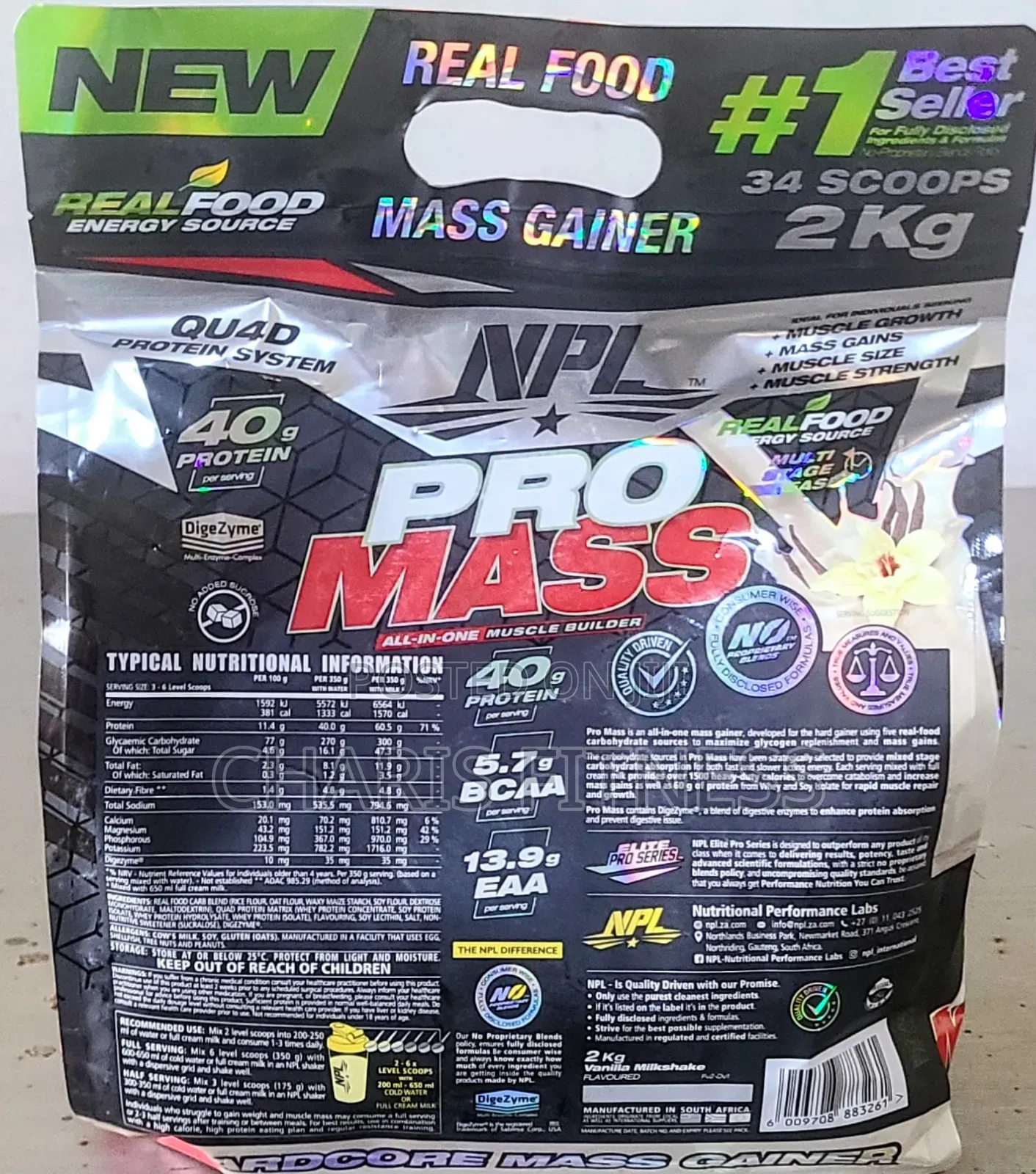 Mass Gainer Premium Edition)(2kg