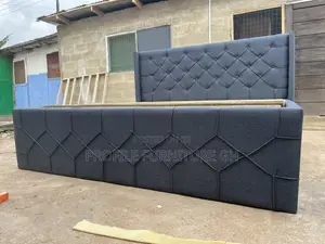 Dark Gray Queen Size 72x75 Bedframe//  Luxurious And Durable