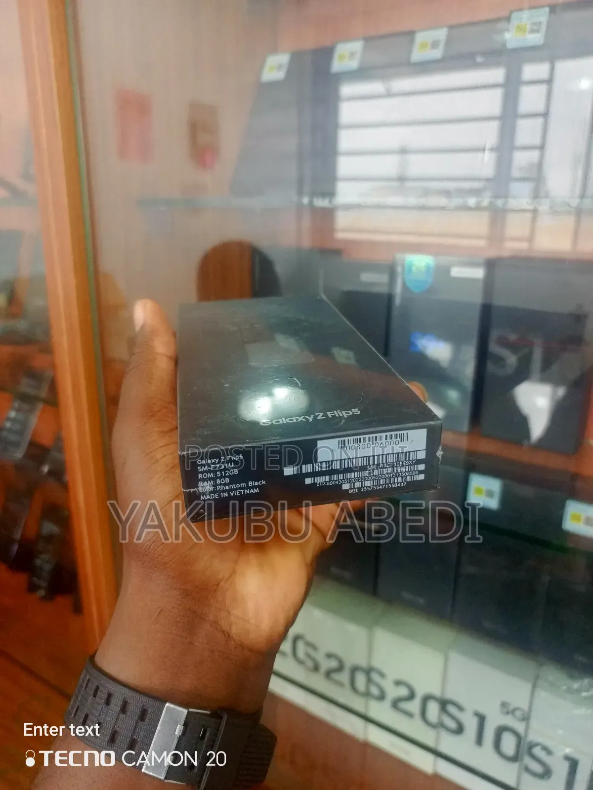 New Samsung Galaxy Z Flip 5 512 GB Black