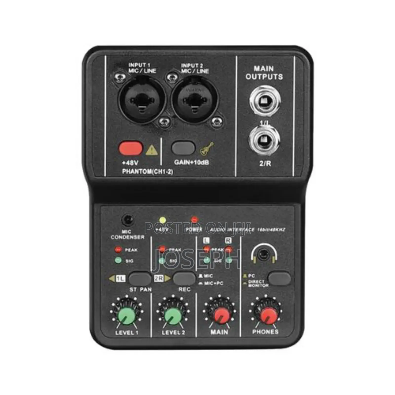 Audio Interface Q 12 Sound Card Mixer