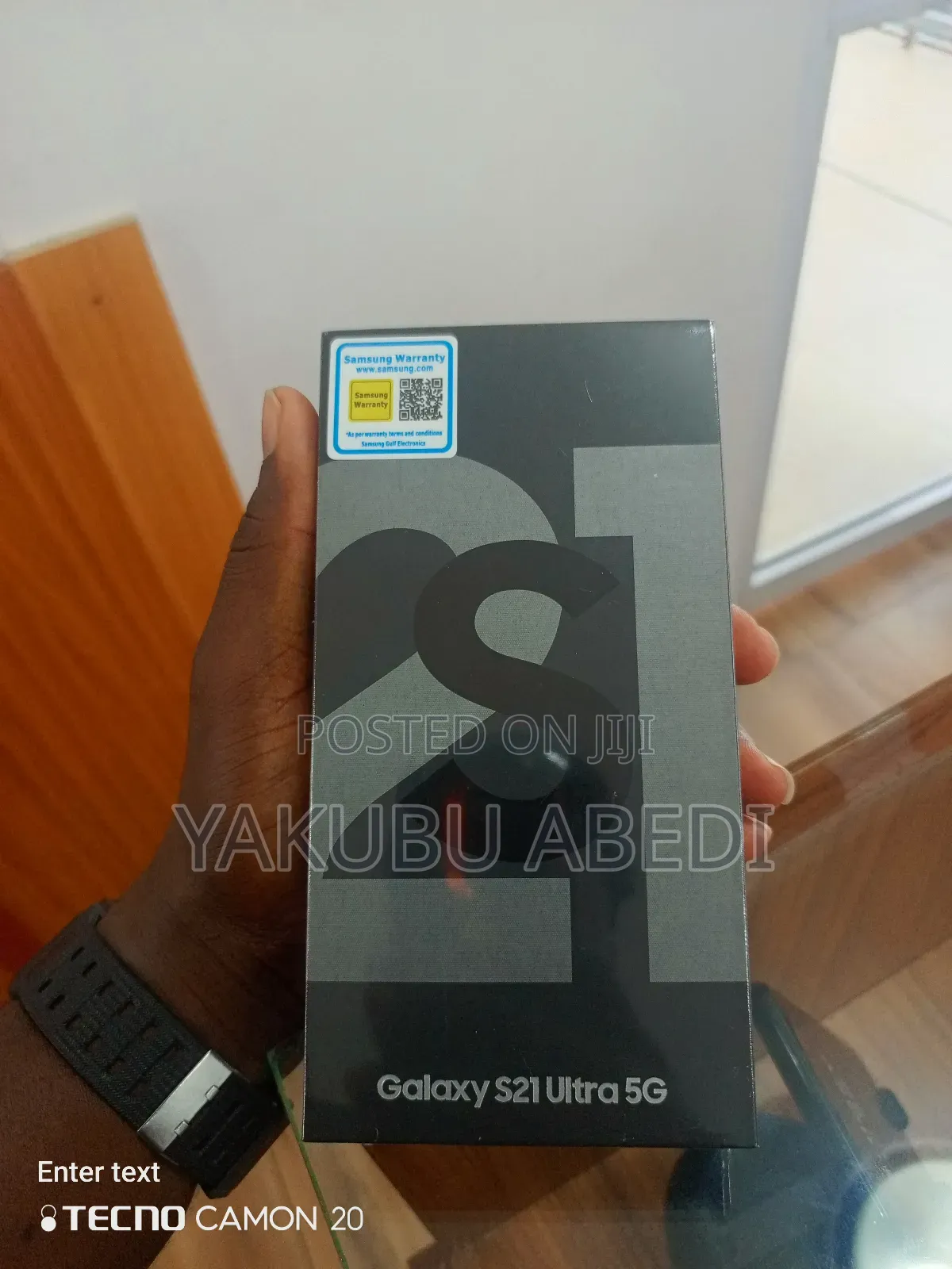 New Samsung Galaxy S21 Ultra 5G 128 GB Black