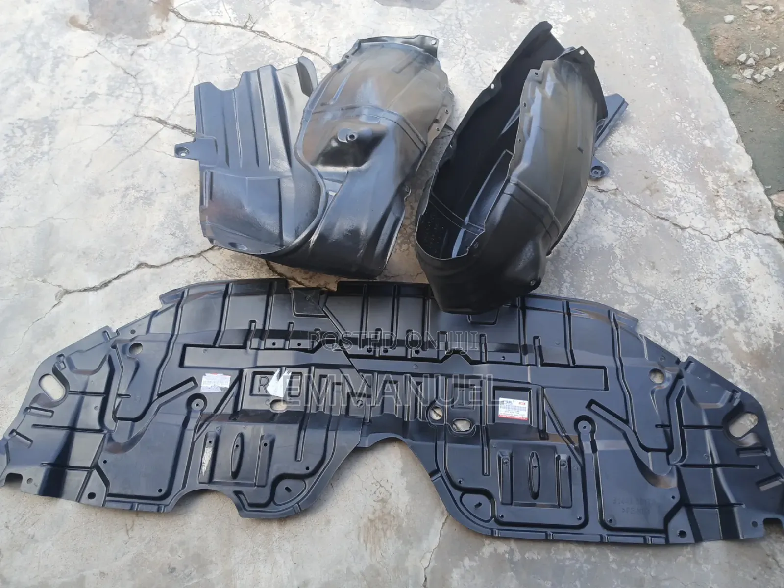Mudguard Rubber and Engine Panels