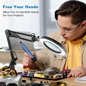 Led Desk Lamp With Magnifying Glass