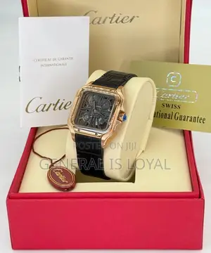 Photo - Cartier De Santos Skeleton Leather Strap