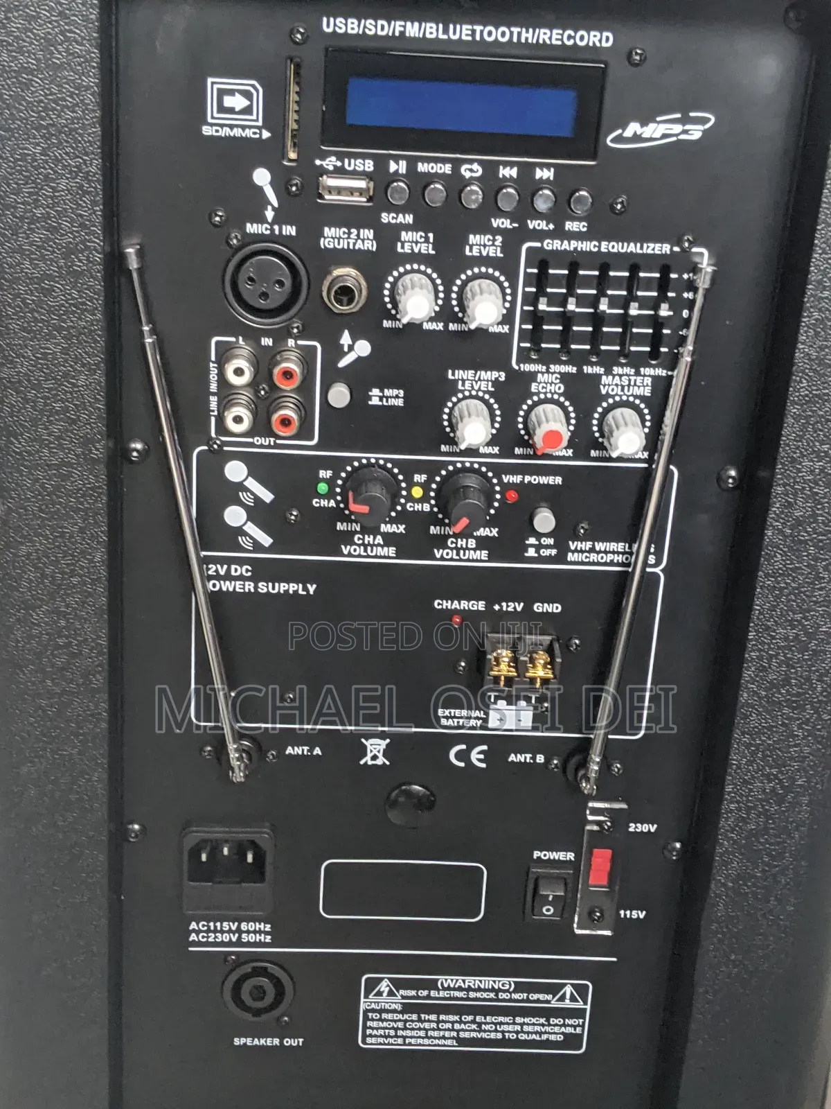 Chargeable SPK (2 Way Portable Pa System