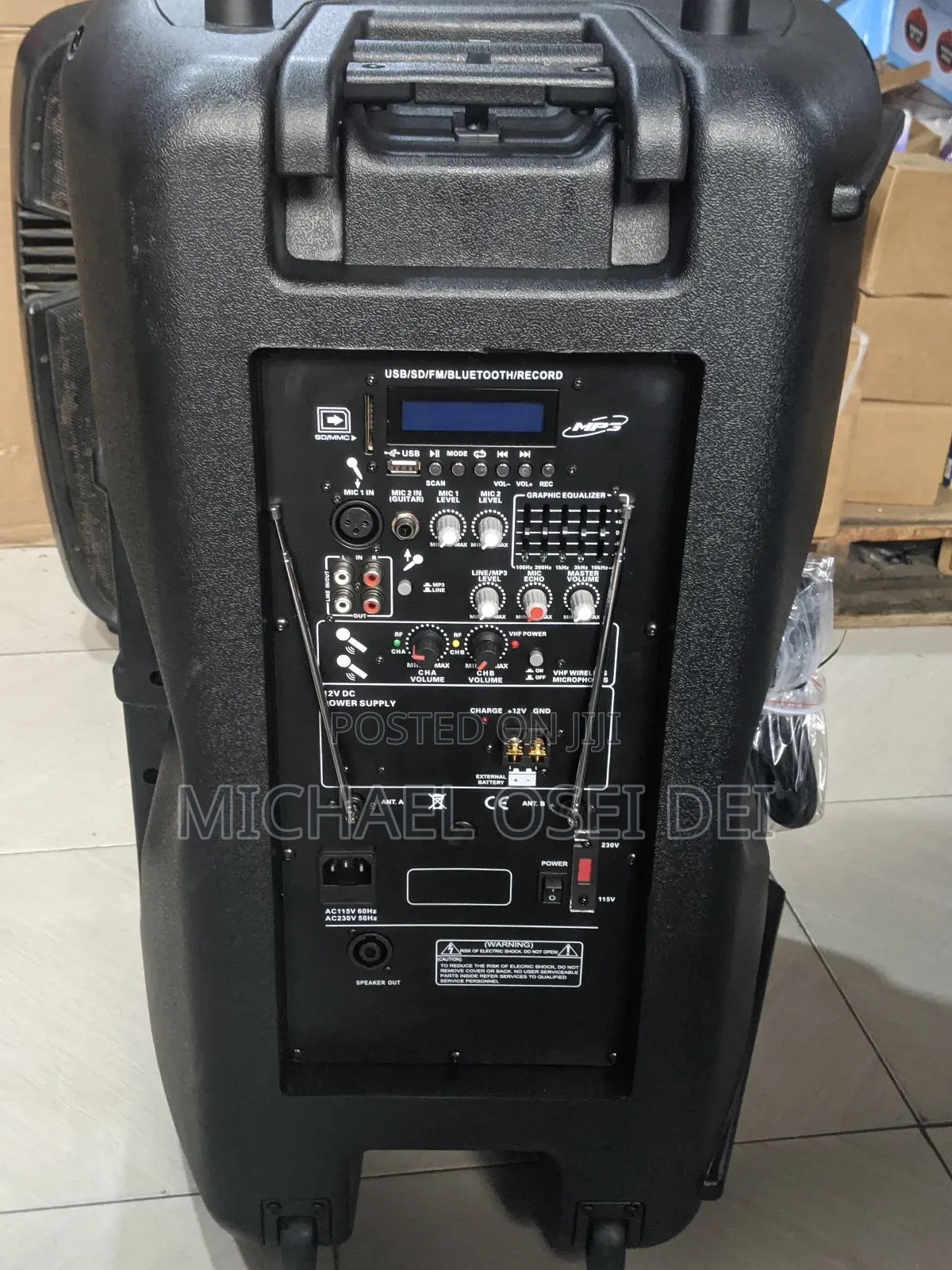 Chargeable SPK (2 Way Portable Pa System