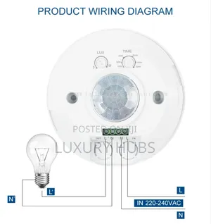 360° Adjustable Led Light Sensor Switch