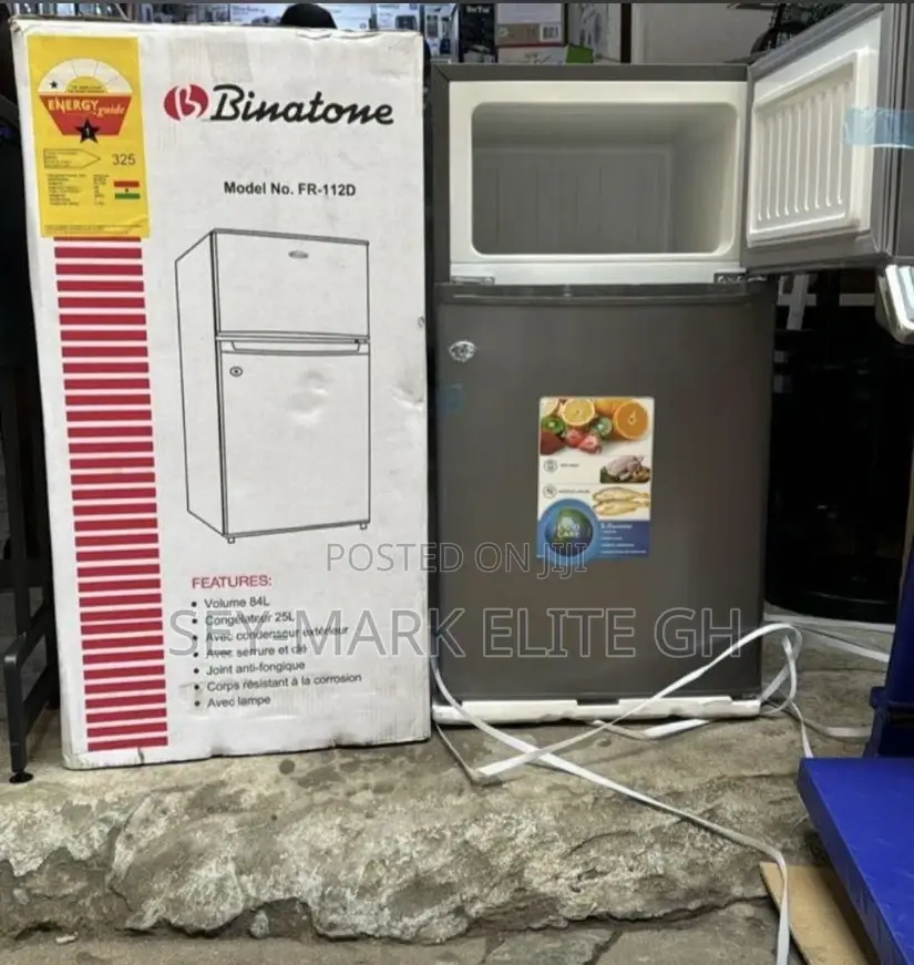 84l Binatone Double Door Fridge