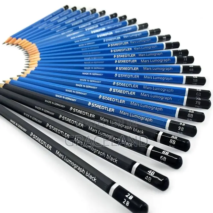 This Is Original 12in1 2b Pencil Unbreakable Thick Black.