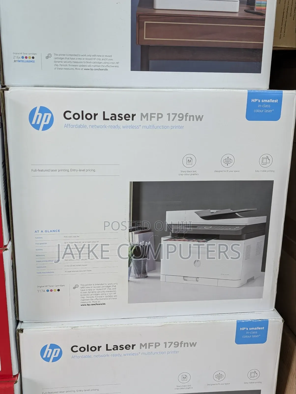 Hp Color Laserjet MFP 179fnw (Wireless, Print, Scan, Copy)