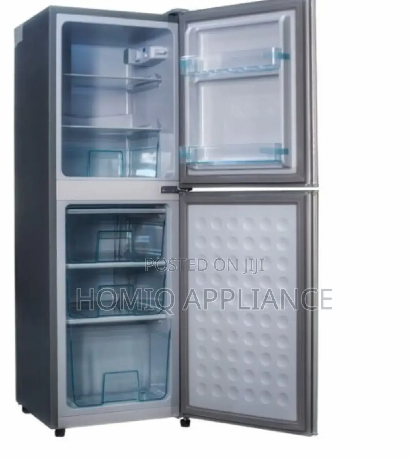 Nasco 116 Litre - Nasd2-14fl Double Door Fridge - Silver