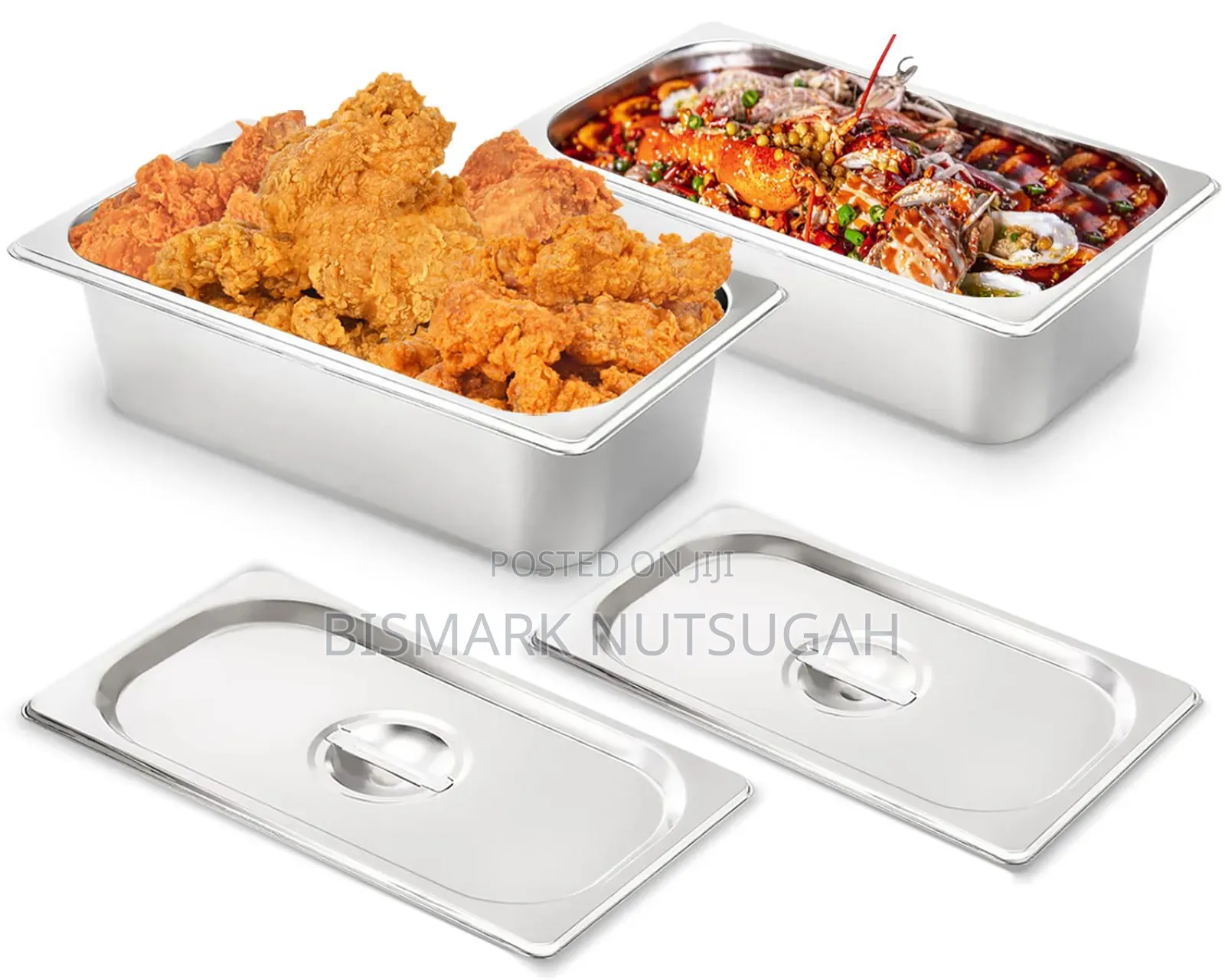 Stainless Steel Food Pan Containers