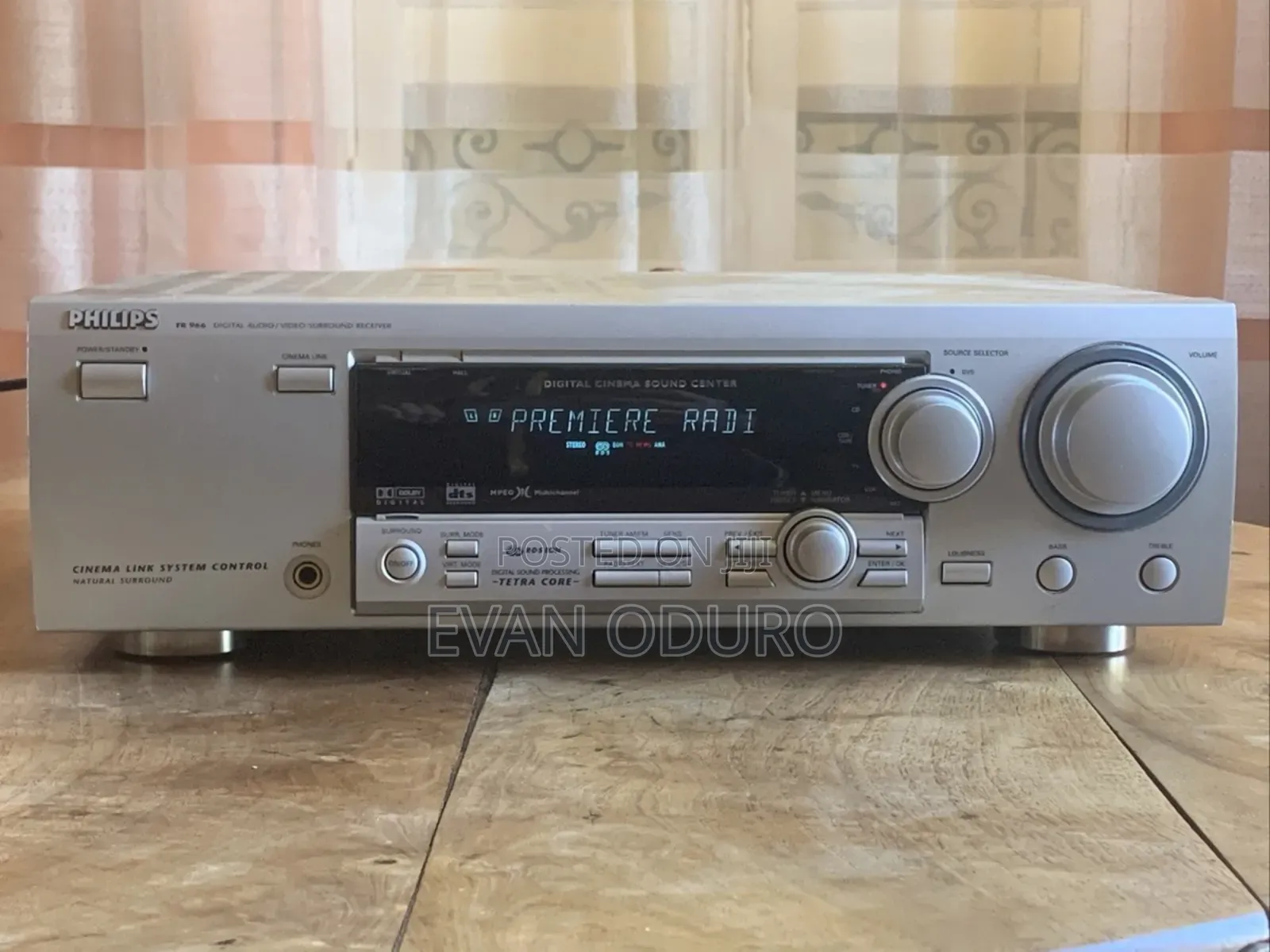 Powerful Philips Av Receiver Amplifier,Fm,Bluetooth,Usb,Optica,Aux
