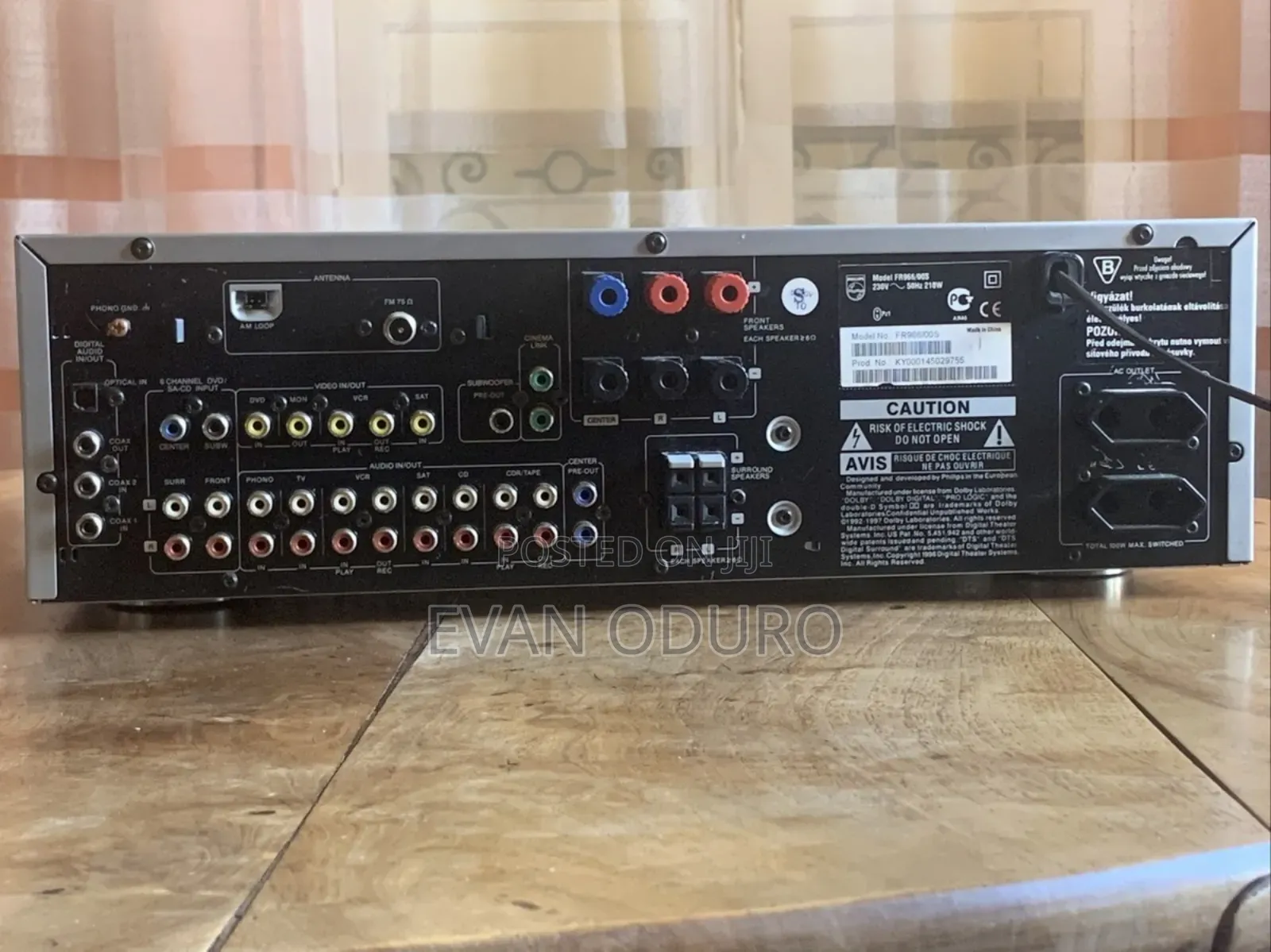 Powerful Philips Av Receiver Amplifier,Fm,Bluetooth,Usb,Optica,Aux