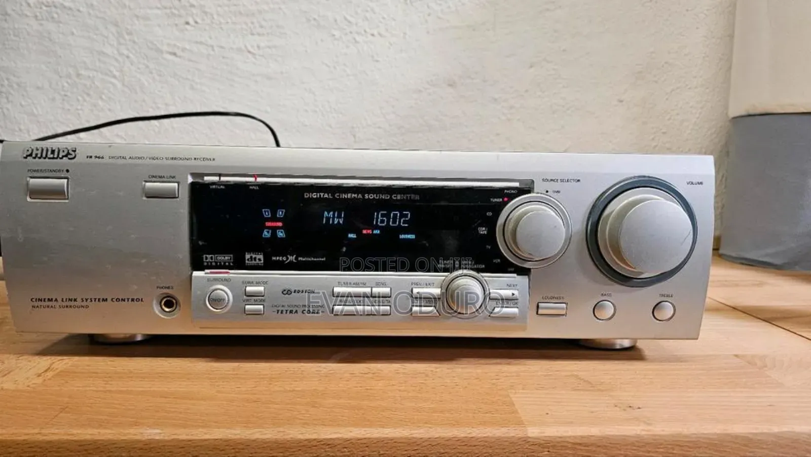 Powerful Philips Av Receiver Amplifier,Fm,Bluetooth,Usb,Optica,Aux