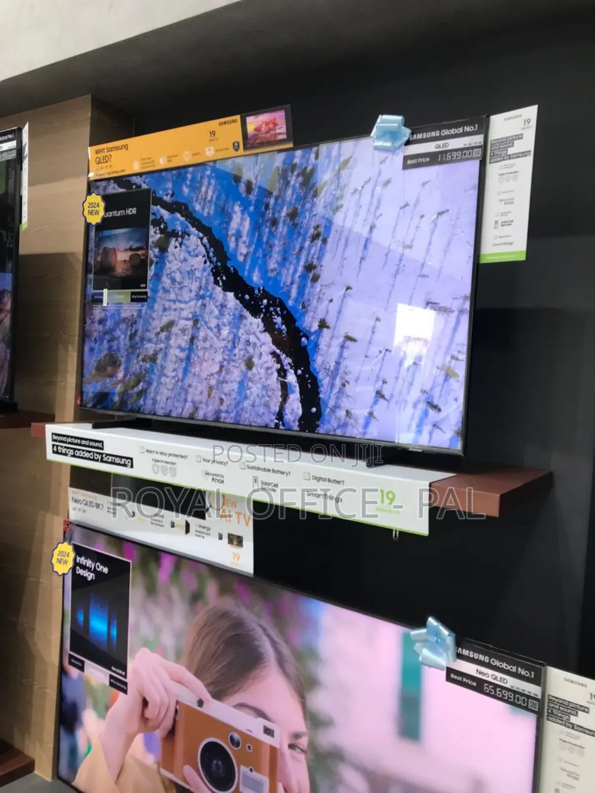 Purcolor Samsung 55 Inch Black Smart Television