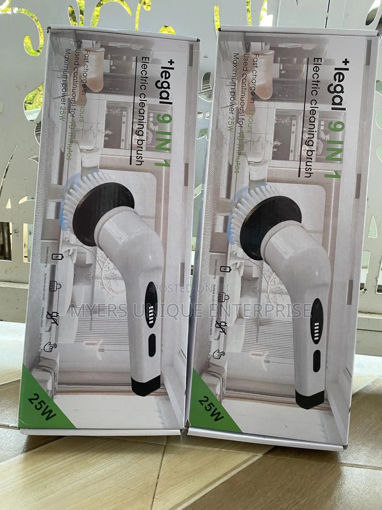 One for All Electric Rechargeable Cleaning Brush(9in1)