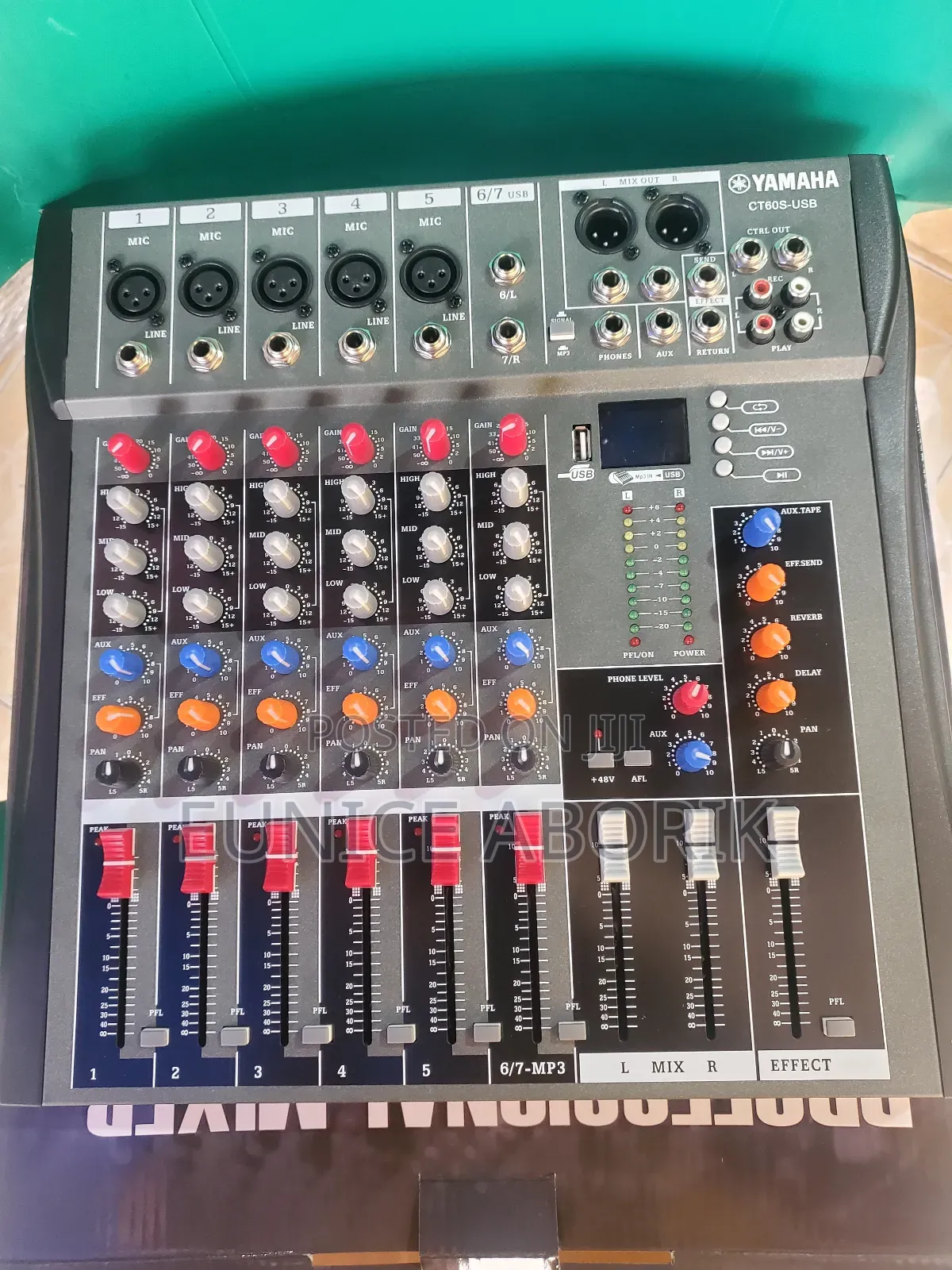 6 Channel Yamaha Mixer