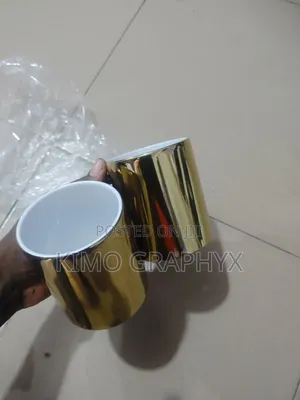 Gold Mug Cup Printing