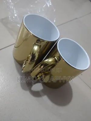 Gold Mug Cup Printing